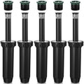 Chimmount 5 Pack 4 Inch Pop up Sprinkler Head, Compatible with 1800 Series by Unknown