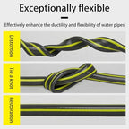Rubber Garden Hose Heavy Duty Drinking Water Safe Flexible Outdoor Hose for Yard Lawn Washing and Irrigation Gray-4-points 40m - Image 3