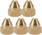 Omabeta 10PCS Brass Misting Nozzle Durable Fine Spray for Plant Irrigation and Cooling System (G1/2 Inch) - Image 2