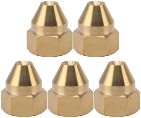 Omabeta 10PCS Brass Misting Nozzle Durable Fine Spray for Plant Irrigation and Cooling System (G1/2 Inch) - Image 2