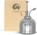 Sustainable Village Watering Can Indoor Plants - Nickel Plant Mister - Stylish and Rust Resistant Watering Cans for Healthy Hydration - Prevents Overwatering - Image 2