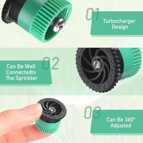 Honoson 60 Pcs Sprinkler Heads Replacement, 4/6/8/10 Van, Color 4 - Image 3