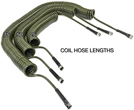 Water Right Polyurethane Coil Hose, 25 Ft, Non-toxic, 3/8” ID, Olive - Image 5