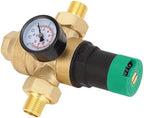 Water Pressure Regulator, 40 Microns Filter Drinking Water Pressure Regulator with Meter, Brass for Homes, Gardens, Buildings & Factories (1/2 inch (DN15)) - Image 2