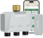 [All-New 2027] 1700FT WiFi Sprinkler Timer 3 Zone with Brass Inlet, Unistyle Smart Hose Timers Compatible Alexa & Google Voice, Water Timer for Garden Hose with Auto & Manual Modes for Garden Lawn by Unistyle