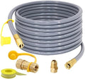 36 Feet 1/2-Inch ID Natural Gas Hose with Quick Connect Fitting for weber, charbroi, Grill, Pizza Oven, Patio Heater and More NG Appliance, Propane to Natural Gas Conversion Kit - CSA Certified by SUMNEW
