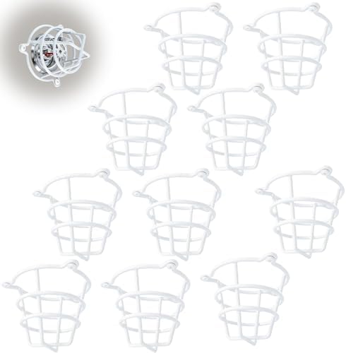 White Sprinkler Guard Cage Fits 1/2"& 3/4" Ceiling Sprinklers by RosyOcean