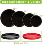 Eightpot 11.4 Inch Plant Pot Saucers, Plant Drip Trays for Indoor Outdoors, Round Ceramic Plant Saucer, Modern Plants Plates to Catch Water, Decorative Plants Dishes to Catch Water, Black - Image 7