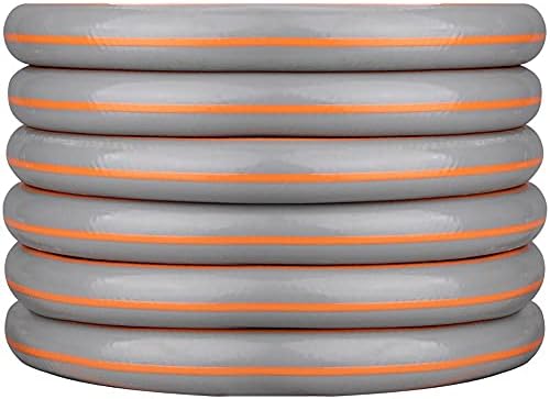 3-Layer Composite Construction Garden Hose, 3/4" Hose, Anti-Tangle Garden Hose, Enhanced Tangle Resistance(Size:50M//164FT,Color:Red) by Unknown