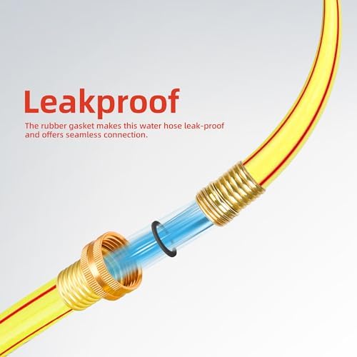 25 ft 3/4” Heavy Duty Garden Hose, Solution4Patio, Male to Female Fittings - Image 4