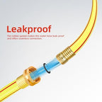 50 ft 3/4” Heavy Duty Garden Hose, Solution4Patio, Male to Female Fittings - Image 4
