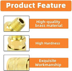 GASHER 12PCS 1/4-Inch Male Industrial Coupler,1/4 Inch NPT Male Threads Size, Quick Connect Air Coupler (Pack of 2) - Image 5