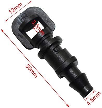 Garden Lawn Sprinkler Irrigation System Refraction Micro-Spraying Agricultural Garden Fruit Tree Sprinkler Irrigation 360 Degree Greenhouse Watering Atomizing Nozzle 100Pc - Image 2