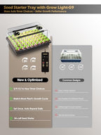 54-Cell Seed Starter Tray with Full Spectrum Grow Light (1) - Image 4