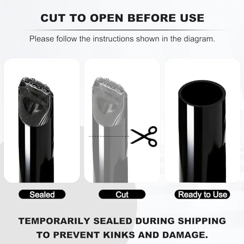 【Air-Supported Packaging】1 Inch ID x 25ft PVC Hose - Ends Sealed to Prevent Kinks & Damage. For Water, Air, Fuel Transfer, Industrial Use. Includes 4 Stainless Steel Hose Clamps - Image 4