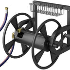 Outdoor Garden Hose Reel Water Pipe Rack Winding Device Wall Mounted Installation - Image 2