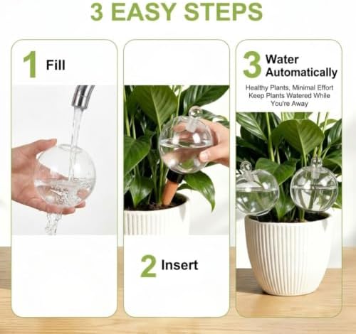 Self Watering Plant Globes, Water Bulbs for Indoor Outdoor Plants，4-750ml - Image 6