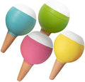 4pcs Plant Watering Globes Self Watering Stakes Red Soil Globe by CONGARTENO