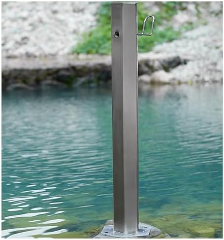Floor Mounted Faucet Outdoor Water Pipe Vertical Fountain Irrigation Column,Hexagon Vertical Garden Water Column - Stainless Steel Faucet, Insulated & Antifreeze Design, Perfect for Home Gar by Unknown