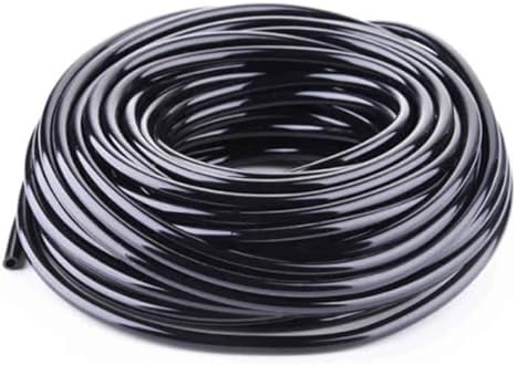 Garden supplies 4/7mm Hose Garden Watering 1/4" PVC Hose Micro Drip Irrigation Pipe Tubing Lawn Balcony Plants Flower Greenhouse Pipe Irrigation supplies(1/4''_30M) by Unknown