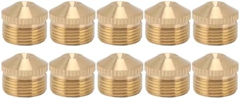 Aramox Stable Long Service Life Brass Mist Nozzles for Cooling System, 10pcs Fine Spray Sprinkler Head for Coal Mine Disinfection, Garden Irrigation (G3/4in 10.4CM) - Image 6