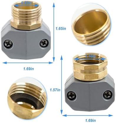 Garden Hose Repair Kit 3 Sets Garden Hose Repair Accessories Kit End Patcher Garden Accessories - Image 7