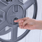 Liberty Garden Products Basics 510 Wall Mount Hose Reel, Gray Side Reel - Image 3