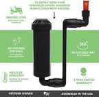 QSK-745 In-Ground 5-Inch Pop-Up Adjustable Sprinkler 5-Pack With Quick Hose Connectors And Splitters - Image 4