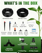 230FT Drip Irrigation System with 5/16" & 1/4" Distribution Tubing - Image 4