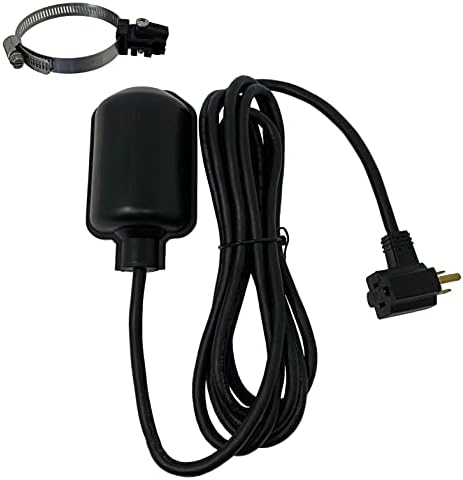 PumpSpy Sump Pump Tethered Float Switch, Universal Float Switch Replacement with Piggyback Plug for Sewage and Sump Pump, Superior Backup Float Switch with Reliable Water Level Sensor - 20 foot cord by PumpSpy