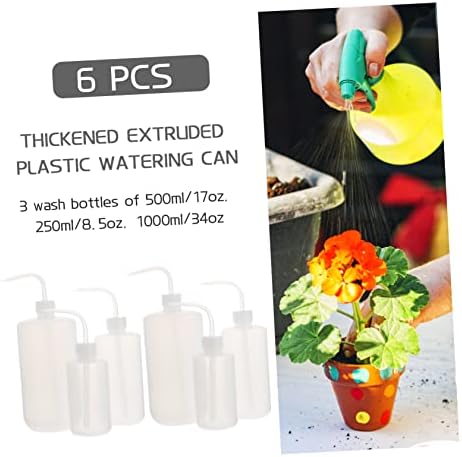 HEALLILY 12pcs Plastic Squeeze Bottle Household Ketchup Bottles Watering Can for Plants - Image 3