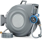 Retractable Garden Hose Reel 1/2 in x 100 ft, Automatic Water Hose Reel by RetractableGardenHoseReel