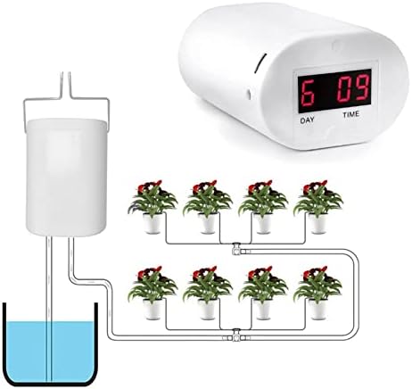 2X 2 Head Pump Timer System Outdoor Automatic Watering Pump Controller Flowers Plants Sprinkler Drip Irrigation Device - Image 6