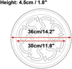 Thickened PP Resin Plant Saucers, Bottom Protrusion Design, Watering Tray - Image 2