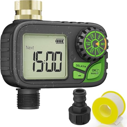 Programmable Digital Sprinkler Water Hose Irrigation Timer for Lawn by ARFSKY