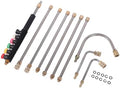 Jiawu Pressure Washer Extension Wand Kit with Versatile Nozzles for Deep Cleaning High Areas in Eaves and, Metal, 20pcs by JIAWU