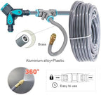 Drip Irrigation System, 82Ft 5/16 Inch Hose, 25 Adjustable Copper Nozzles, Automatic Atomizing Watering Kit for Greenhouse, Outdoor, Raised Bed, Lawn - Image 4