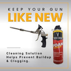 Vega Bond Spray Foam Gun with 360° Swivel Tip Heavy-Duty Pro Gun + Cleaner - Image 2
