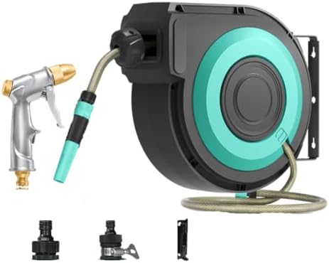 Giraffe Hose Reel, Retractable Garden Hose by Unknown