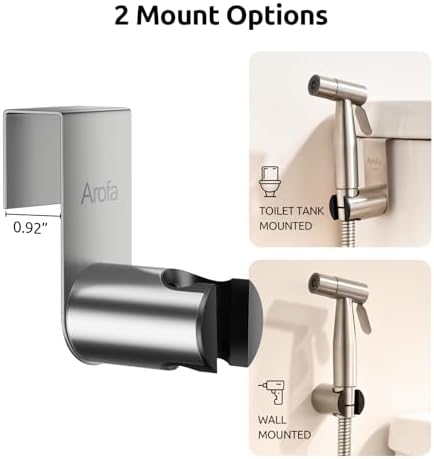 Arofa Hands-Free Bidet Sprayer, Dual Control Mode Bidet Attachment - Image 6