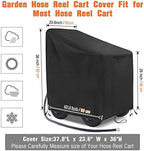 Outdoor Garden Hose Reel Cart Cover Waterproof-37.8x23.6x36in - Image 3