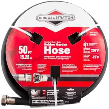 Briggs and Stratton 8BS50 50-Foot Premium Heavy-Duty Rubber Garden Hose - Image 2