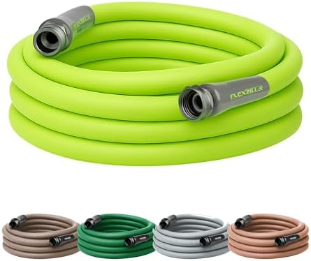 Flexzilla Garden Hose 5/8 in. x 25 ft., Lightweight All-Weather Water Hose, Durable and Flexible, Leak-Free Connections by Flexzilla