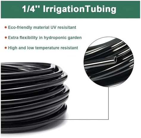 Garden supplies 4/7mm Hose Garden Watering 1/4" PVC Hose Micro Drip Irrigation Pipe Tubing Lawn Balcony Plants Flower Greenhouse Pipe Irrigation supplies(10M) - Image 3