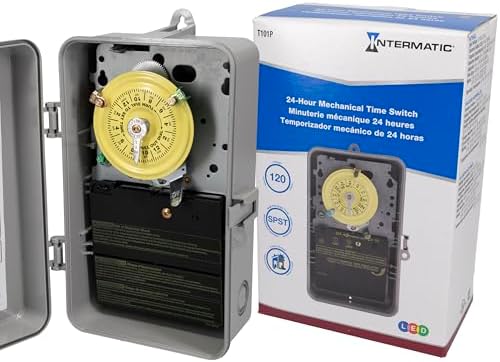 Intermatic T101P 1 Pole 24-Hour Timer by Intermatic