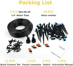 Ejoyous 30m/98.4ft Quick Connect Drip Irrigation System Kit - Image 5