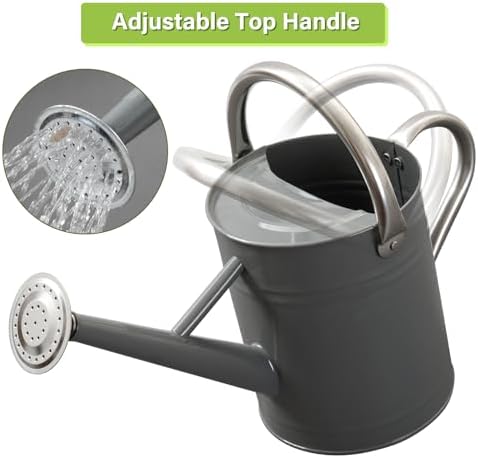 1 Gallon Metal Watering Can for Outdoor&Indoor Plants - Image 6