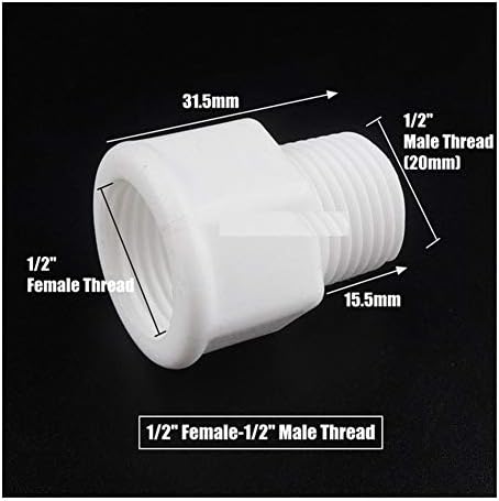 Tube Connector 30pcs 1/2" 3/4" 1" Male/Female Thread Reducer Joint Bushing Joints Garden Drip Irrigation Water Pipe Connectors Repair Fittings Drip Irrigation Fittings Kit ( Color : 3I4 1 Inch Male ) - Image 6