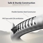 25 FT 1/2 Inch ID Natural Gas Hose with 1/2 Inch Female Flare x Male Quick Connect Plug, Low Pressure Gas Line for Generator, Grill, Patio Heater, Pizza Oven - Image 3