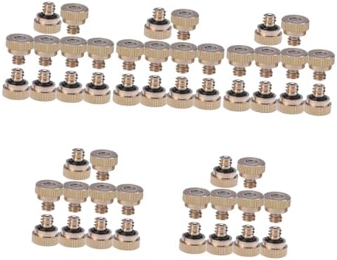 YARNOW 50pcs High Pressure Misting Nozzle Stainless Steel Atomizing Spray Nozzle for Garden Hose by YARNOW